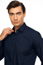 Класическа мъжка риза права конструкция