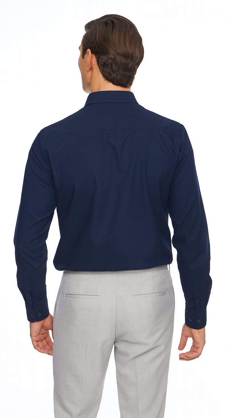 Класическа мъжка риза права конструкция