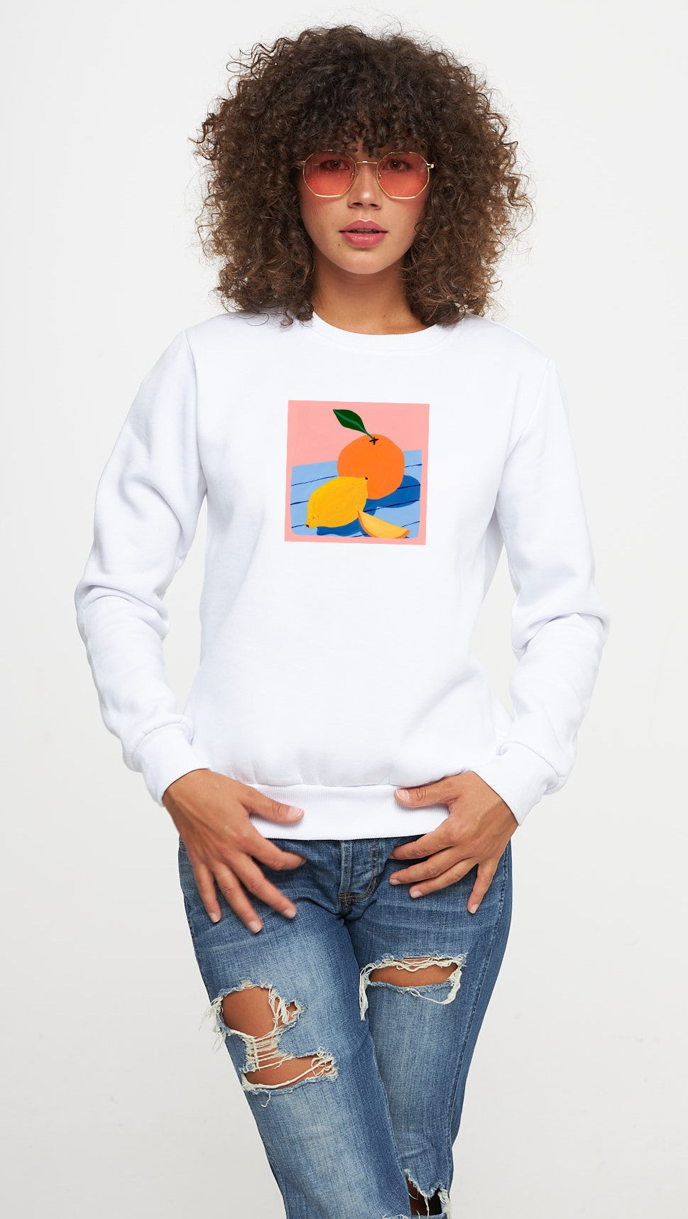 Суитшърт Orange & Lemon