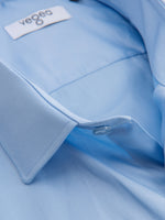 Вталена риза от сатениран памук